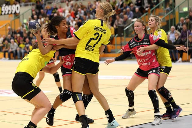 Delaila Amega TusSies Metzingen 5 GER, 1 League Handball Women, BVB Dortmund Tussies Metzingen, 9 10 2019 Dortmund Copyright: xEIBNER Stummbilligx EP_EER
