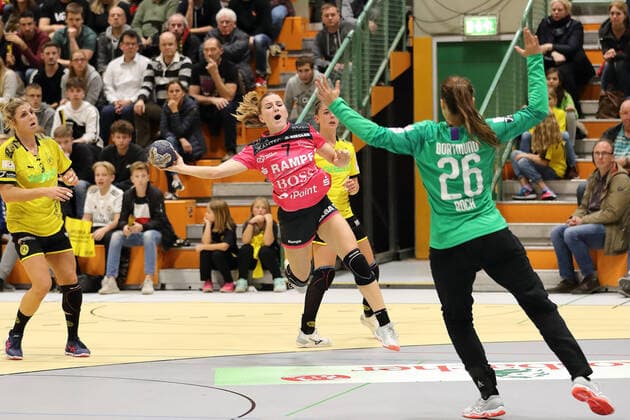 Bo van Wetering TusSies Metzingen 7 GER, 1 League Handball Women, BVB Dortmund Tussies Metzingen, 9 10 2019 Dortmund Copyright: xEIBNER Stummbilligx EP_EER
