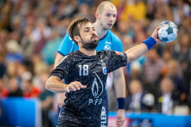 SG Flensburg Handewitt vs. HC PPD Zagreb, Handball, VELUX EHF Champions League Group Phase, Flensburg 09 10 19 Zlatko Horvat HC PPD Zagreb, 18 Copyright: xBEAUTIFULxSPORTS MarioxM.xKobergx