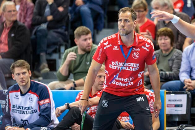 SG Flensburg Handewitt vs. HC PPD Zagreb, Handball, VELUX EHF Champions League Group Phase, Flensburg 09 10 19 Maik Machulla SG Flensburg Handewitt, Trainer Copyright: xBEAUTIFULxSPORTS MarioxM.xKobergx
