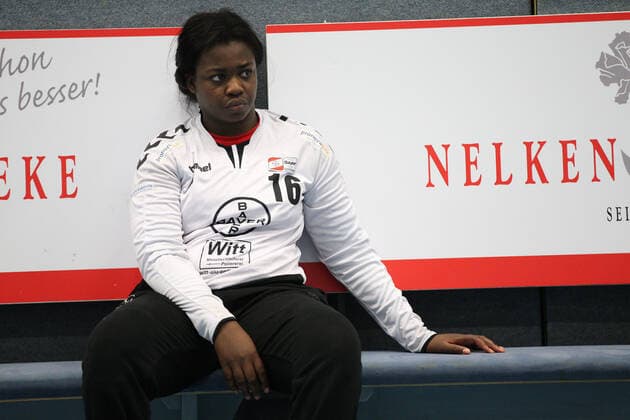 Vanessa Fehr TSV Bayer 04 Leverkusen 16 GER, Handball, 1 Bundesliga Women, HSG Blomberg Lippe against TSV Bayer 04 Leverkusen, 09 10 2019 Blomberg Copyright: xEibner-Pressefotox xJanxStrohdiekx EP_JSK