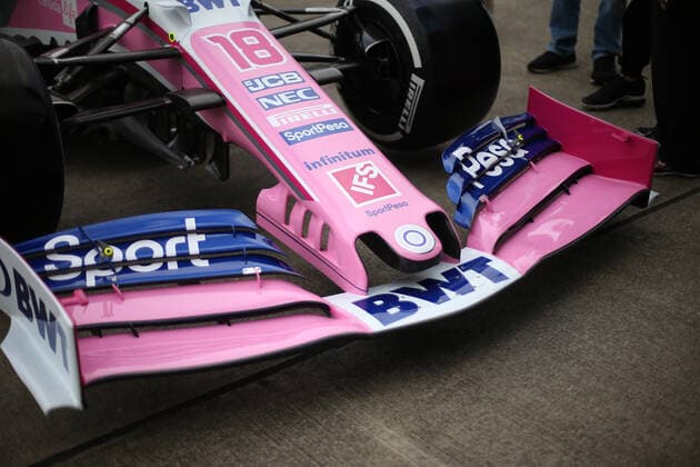 Photo4 LaPresse 10 10 2019 Suzuka, Japan Grand Prix Formula One Japan 2019 In the pic: SportPesa Racing Point RP19 Tech Detail  Copyright: xPhoto4 LaPressex