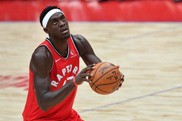 Pascal Siakam (Raptors), OCTOBER 10, 2019 - Basketball : NBA, Basketball Herren, USA Japan Games 2019 match between Toronto Raptors - Houston Rockets at Saitama Super Arena in Saitama, Japan.  (114160259)
