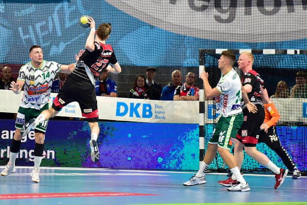 10 10 2019 Handball 1 Bundesliga DKB HBL Season 2019 2020 08 Matchday HC Erlangen Nuremberg Metropolitan Region HCE FA Göppingen OGo Antonio Metzner 27, HC Erlangen HCE