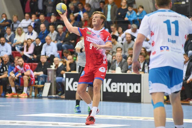 Jonathan Carlsbogard TVB Lemgo Lippe 9 Handball, Men, DKB , LIQUI MOLY Handball Bundesliga, 10 10 2019, Photo TBaur Eibner TVB 1898 Stuttgart vs. TBV Lemgo Lippe Stuttgart Copyright: xEIBNER TobiasxBaurx EP_TBR