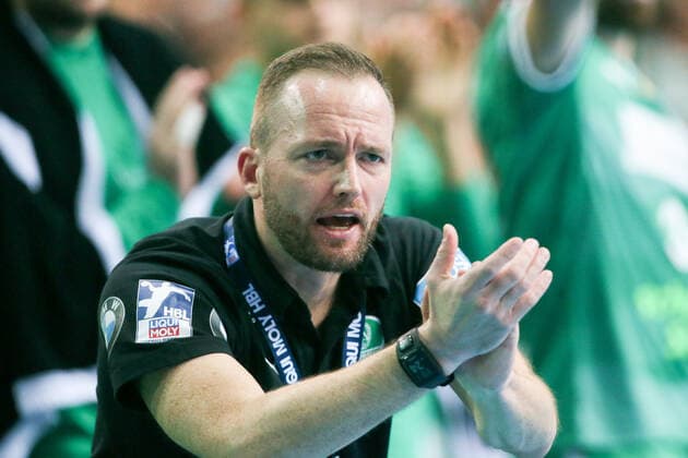DHfK Balingen Handball Leipzig, 10 10 2019, Arena Leipzig, Handball, 1 Bundesliga, 9 Matchday , SC DHfK HBW Balingen Weilstetten , In the picture coach Andre Haber Leipzig ,