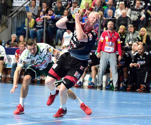 10 10 2019 Handball 1 Bundesliga DKB HBL Season 2019 2020 08 Matchday HC Erlangen Nuremberg Metropolitan Region HCE FA Göppingen OGo Sebastian Firnhaber 18, HC Erlangen HCE