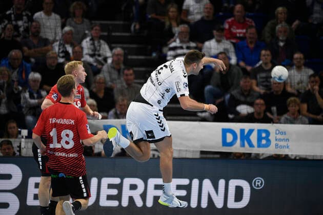 Harald Reinkind THW Kiel , Handball Bundesliga, Liqui Moly HBL, Men, 9 Matchday, THW Kiel vs HSG Nordhorn Lingen, 10 10 19 Kiel Sparkassen Arena Schleswig Holstein Germany