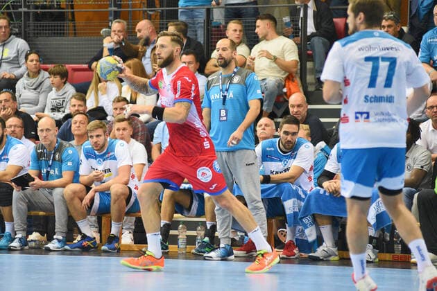 Fabian van Olphen TVB Lemgo Lippe 10 Handball, Men, DKB , LIQUI MOLY Handball Bundesliga, 10 10 2019, Photo TBaur Eibner TVB 1898 Stuttgart vs. TBV Lemgo Lippe Stuttgart Copyright: xEIBNER TobiasxBaurx EP_TBR