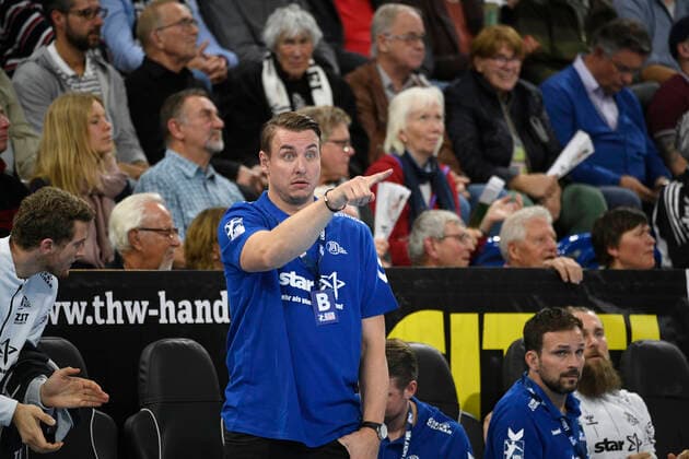THW Trainer Filip Jicha, Handball Bundesliga, Liqui Moly HBL, Men, 9 Matchday, THW Kiel vs HSG Nordhorn Lingen, 10 10 19 Kiel Sparkassen Arena Schleswig Holstein Germany