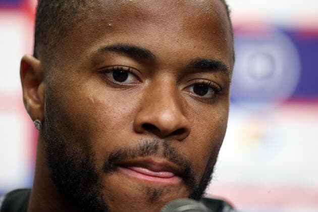 England Presser Raheem Sterling of England pictured at a media conference at Sinobo Stadium, Prague Content Not Available For UK Newspapers Copyright: xPaulxChestertonx FIL-13737-0001
