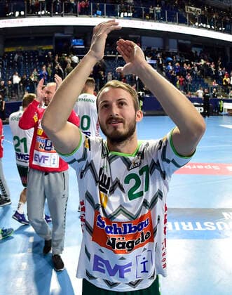 10 10 2019 Handball 1 Bundesliga DKB HBL Season 2019 2020 08 Matchday HC Erlangen Metropolregion Nürnberg HCE FA Göppingen OGo Marco Rentschler 27, Frisch Auf Göppingen Jubel Freude nach Spielende