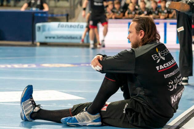 Goalkeeper 10 10 2019 Handball, 1 Bundesliga HC Erlagen FRISCH AUF Goeppingen, 3 Matchday, Season 2019 20 Handball, 1 Bundesliga HC Erlagen HHC Erlagen FRISCH AUF Goeppingen, 3 Matchday on 10 10 2019, Season 2019 20 Copyright: HMBxMedia BorisxSchumacher