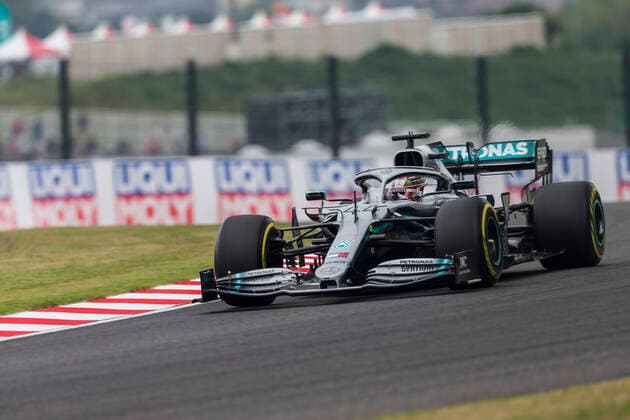 11th October 2019; Suzuka Circuit, Suzuka City, Japan; Formula One Japanese Grand Prix, Practice day; The number 44 Mercedes AMG Petronas driver Lewis Hamilton during practice 1 - Editorial Use  ActionPlus12176300 StephenxBlackberry