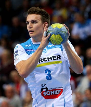 BAU 10 10 2019 Stuttgart Handball TVB Stuttgart vs. TBV Lemgo Lippe, Max Häfner TVB