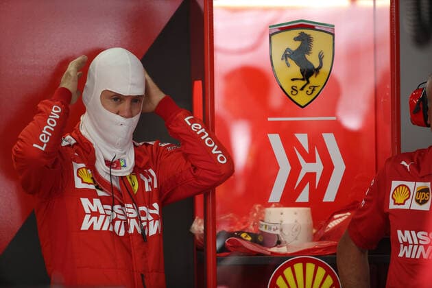 Photo4 LaPresse 11 10 2019 Suzuka, Japan Grand Prix Formula One Japan 2019 In the pic: free Practice 1, Sebastian Vettel (GER) Scuderia Ferrari SF90  Copyright: xPhoto4 LaPressex
