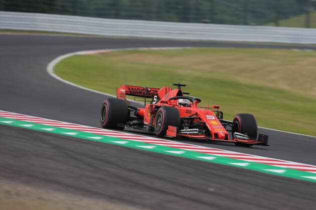Photo4 LaPresse 11 10 2019 Suzuka, Japan Grand Prix Formula One Japan 2019 In the pic: free Practice 1, Sebastian Vettel (GER) Scuderia Ferrari SF90  Copyright: xPhoto4 LaPressex