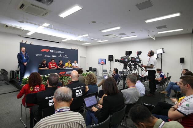 Formel 1, GP Japan, Teamchef-Pressekonferenz Photo4 LaPresse 11 10 2019 Suzuka, Japan Grand Prix Formula One Japan 2019 In the pic: free practice 2,  Copyright: xPhoto4 LaPressex