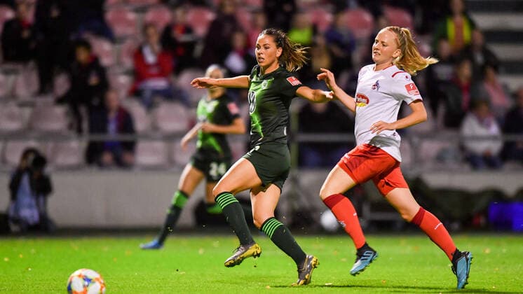 Sara Björk Gunnarsdottir Wolfsburg, 7 shoots for 0 1, 11 10 2019, Cologne Germany , Football, Flyeralarm Women Bundesliga, 1 FC Cologne VFL Wolfsburg, DFB DFL REGULATIONS PROHIBIT ANY USE OF PHOTOGRAPHS AS IMAGE SEQUENCES AND OR QUASI VIDEO xmkx