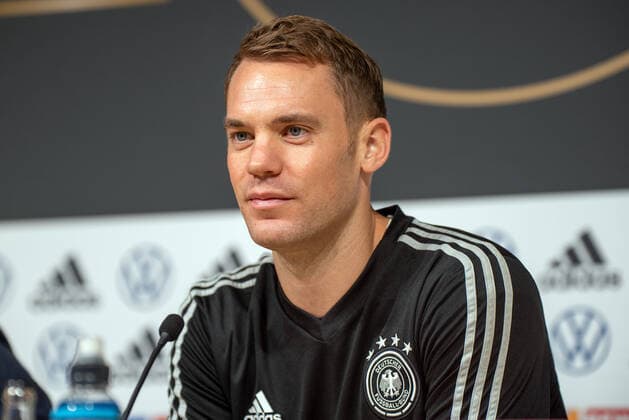 Goalkeeper Manuel Neuer GER Estonia, Tallinn, 12 10 2019, FuBa, national team, European Qualifiers Estonia vs Germany, press conference, A Le Coq Arena