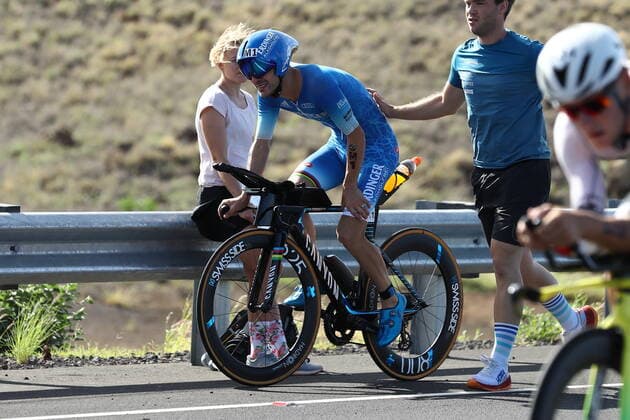 Bilder des Jahres 2019, Sport 10 Oktober Sport Themen der Woche KW41 Sport Bilder des Tages German Patrick Lange is injured during the Hawaii Ironman triathlon race, Saturday 12 October 2019, in Kailua, Kona, Hawaii, USA. DAVIDxPINTENS  x05685583x