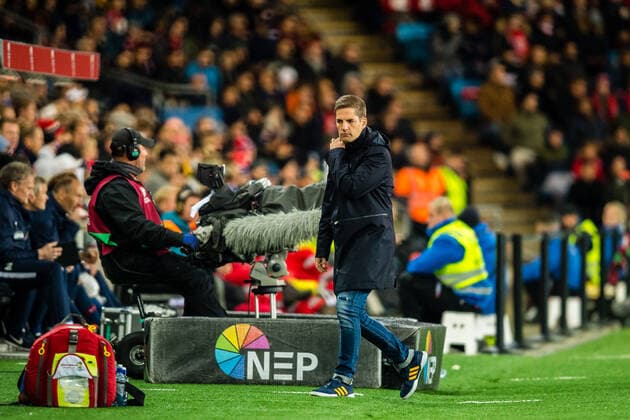 191012 Robert Moreno, head coach of Spain, during the UEFA Euro Qualifier football match between Norway and Spain on October 12, 2019 in Oslo Photo Marius Simensen BILDBYRAN Cop 238 bbeng em qualifier em qualifier em qualif football football national football norway soccer spain spain spain uefa euro qualifier,  Copyright: MARIUSxSIMENSEN BB191012ZO009