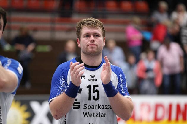 Moritz Zoerb TV 05 07 Huettenberg 15 GER, Handball, 2 Bundesliga, TuS N Luebbecke against TV 05 07 Huettenberg, 12 10 2019 Luebbecke Copyright: xEIBNER JanxStrohdiekx EP_JSK