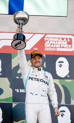 Motorsports: FIA Formula One World Championship, WM, Weltmeisterschaft 2019, Grand Prix of Japan, 77 Valtteri Bottas (FIN, Mercedes AMG Petronas Motorsport), Suzuka Japan