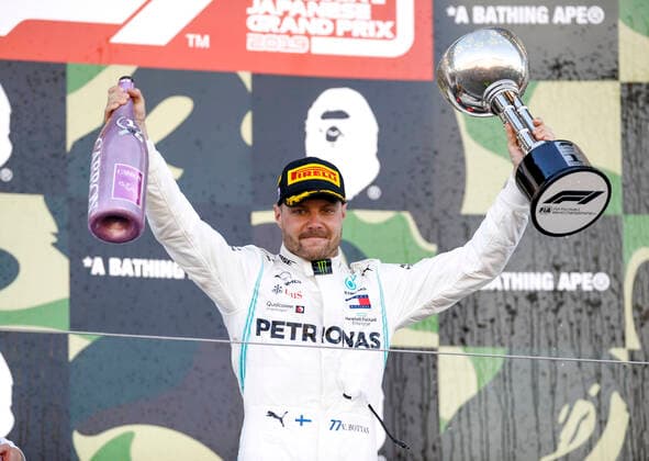 Motorsports: FIA Formula One World Championship, WM, Weltmeisterschaft 2019, Grand Prix of Japan, 77 Valtteri Bottas (FIN, Mercedes AMG Petronas Motorsport), Suzuka Japan