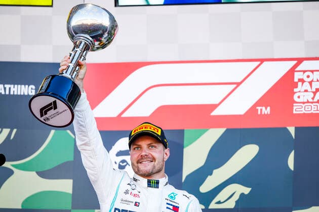 Motorsports: FIA Formula One World Championship, WM, Weltmeisterschaft 2019, Grand Prix of Japan, 77 Valtteri Bottas (FIN, Mercedes AMG Petronas Motorsport), Suzuka Japan