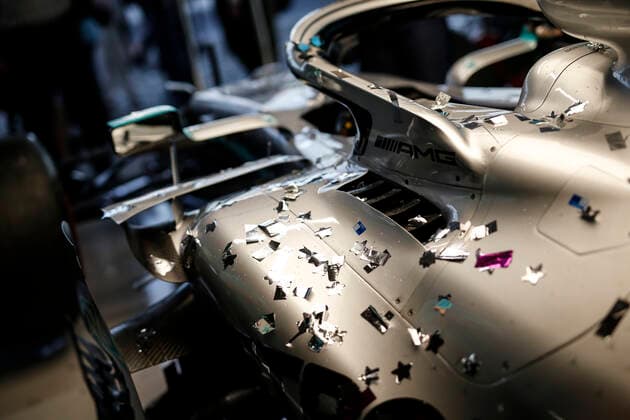 Motorsports: FIA Formula One World Championship, WM, Weltmeisterschaft 2019, Grand Prix of Japan, Mercedes AMG Petronas Motorsport Team celebrates the win of Constructors Championship 2019, Suzuka Japan