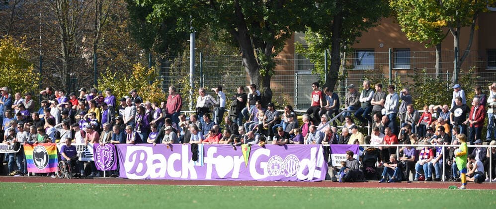 Soccer, Men, Season 2019 2020, Berliner AOK Landespokal 3 Round, SFC Stern 1900 Tennis Borussia, Fans of TeBe, 13 10 2019, Copyright: xMatthiasxKochx