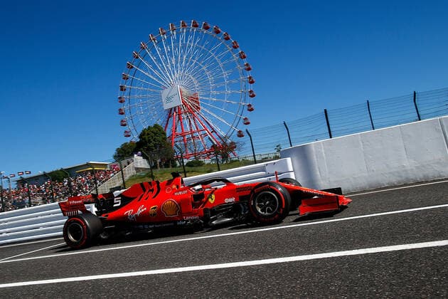 Suzuka, Japan, 13 09 2019, Formula 1, Formula 1, Japanese Grand Prix, Sebastian Vettel GER 5 , Scuderia Ferrari Mission Winnow Suzuka Suzuka International Racing Course Japan eu images 09 506 041809 eu-images-506