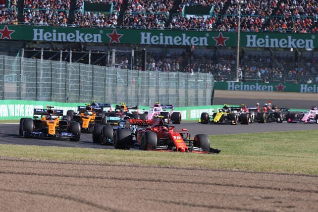 Photo4 LaPresse 13 10 2019 Suzuka, Japan Grand Prix Formula One Japan 2019 In the pic: race, Charles Leclerc (MON) Scuderia Ferrari SF90  Copyright: xphoto4 Lapressex