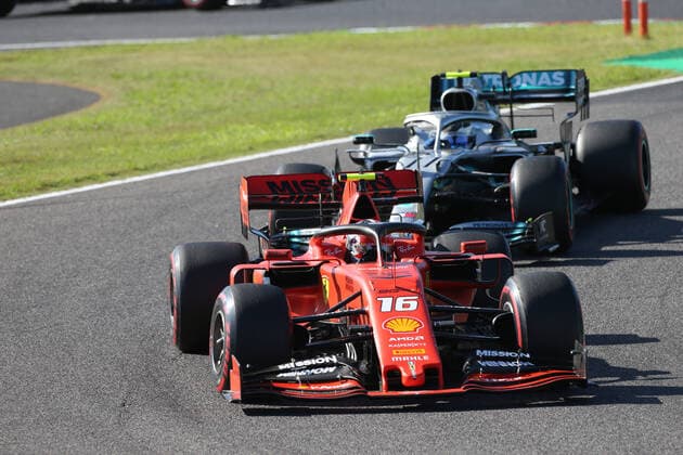 Photo4 LaPresse 13 10 2019 Suzuka, Japan Grand Prix Formula One Japan 2019 In the pic: race, Charles Leclerc (MON) Scuderia Ferrari SF90  Copyright: xphoto4 Lapressex