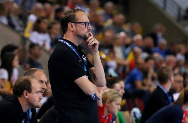 BAU 13 10 2019 Ludwigsburg Handball SG BBM Bietigheim vs. ZRK Buducnost, Coach Martin Albertsen BBM