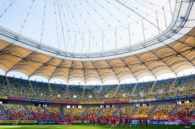 191014 Players of Norway during a training session on October 14, 2019 at Arena Nationala in Bucharest Photo Vegard Wivestad Grott BILDBYRAN code VG 170425 bbeng football football football uefa euro 2020 em qualification em qualification bucuresti romania romania norway norway training training arena,  Copyright: VEGARDxWIVESTADxGRoTT BB191014VG018