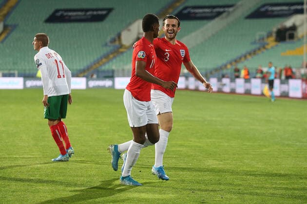 Bulgaria v England UEFA EURO, EM, Europameisterschaft,Fussball 2020 Qualifiers Marcus Rashford of England celebrates scoring his sides 1st goal during the UEFA Euro 2020 Qualifiers match at Vasil Levski National Stadium, Sofia Content Not Available For UK Newspapers Copyright: xPaulxChestertonx FIL-13742-0031