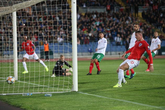 Bulgaria v England UEFA EURO, EM, Europameisterschaft,Fussball 2020 Qualifiers Ross Barkley of England scores his sides 2nd goal during the UEFA Euro 2020 Qualifiers match at Vasil Levski National Stadium, Sofia Content Not Available For UK Newspapers Copyright: xPaulxChestertonx FIL-13742-0039