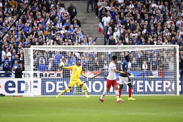 16 STEVE MANDANDA (FRA) FOOTBALL : France vs Turquie - Qualifications Euro 2020 - 14 10 2019 AnthonyBIBARD FEP Panoramic 