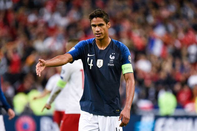 Raphael Varane ( 4 - France ) FOOTBALL : France vs Turquie - Saint Denis - 14 10 2019 FedericoPestellini Panoramic 