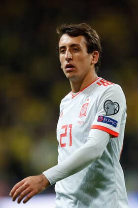 STOCKHOLM, SWEDEN - OCTOBER 15: Forward Mikel Oyarzabal of Spain national team, Nationalteam during UEFA EURO, EM, Europameisterschaft,Fussball 2020 Qualifiers match - Sweden v Spain at Friends Arena on October 15, 2019, in Stockholm, Sweden. (Photo by Anatoliy Medved Icon Sportswire) SOCCER: OCT 15 UEFA EURO 2020 Qualifiers - Sweden v Spain Icon1910150107