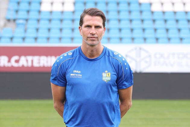Team Presentation Chemnitz Soccer 3 League Coach Patrick Glöckner Gloeckner Chemnitzer FC 3 League, Portraitmin 2019 2020 , Chemnitz, 16 10 2019, Stadion Chemnitz, Soccer ,