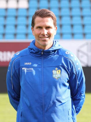 Team Presentation Chemnitz Soccer 3 League Coach Patrick Glöckner Gloeckner Chemnitzer FC 3 League, Portraitmin 2019 2020 , Chemnitz, 16 10 2019, Stadion Chemnitz, Soccer ,