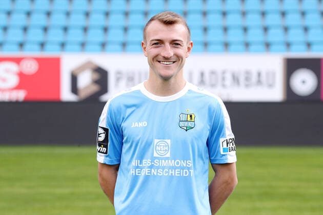 Team Presentation Chemnitz Soccer 3 League Daniel Bohl Chemnitzer FC 3 League, Portrait Date 2019 2020 , Chemnitz, 16 10 2019, Stadium Chemnitz, Soccer ,