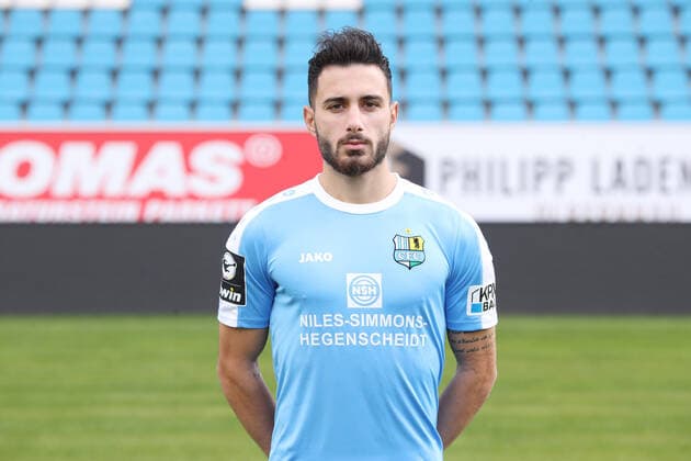 Team Presentation Chemnitz Soccer 3 League Davud Tuma Chemnitzer FC 3 League, Portrait Date 2019 2020 , Chemnitz, 16 10 2019, Stadium Chemnitz, Soccer ,