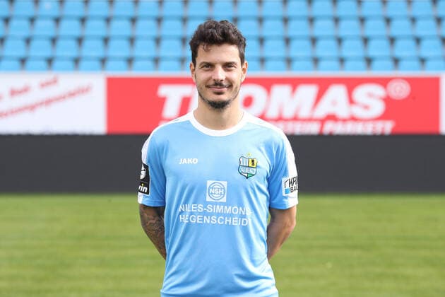 Team presentation Chemnitz football 3 league Philipp Hosiner Chemnitzer FC 3 league, portrait date 2019 2020 , Chemnitz, 16 10 2019, stadium Chemnitz, football ,