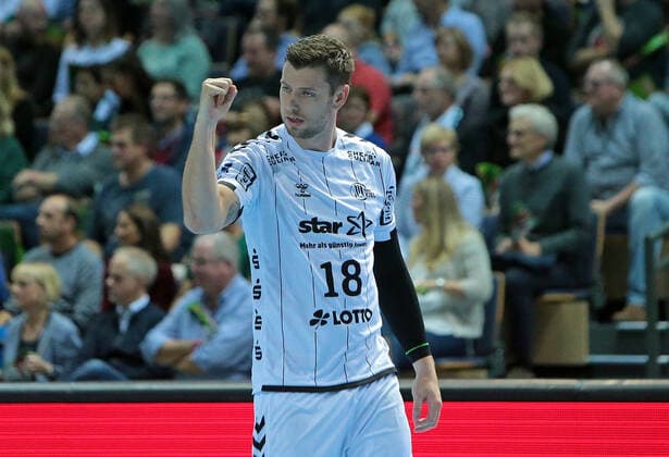 17 10 2019, xovx, Handball HBL, HSG Wetzlar THW Kiel emspor, Jubel at Niclas Ekberg THW Kiel , Freisteller DFL DFB REGULATIONS PROHIBIT ANY USE OF PHOTOGRAPHS as IMAGE SEQUENCES and or QUASI VIDEO Wetzlar