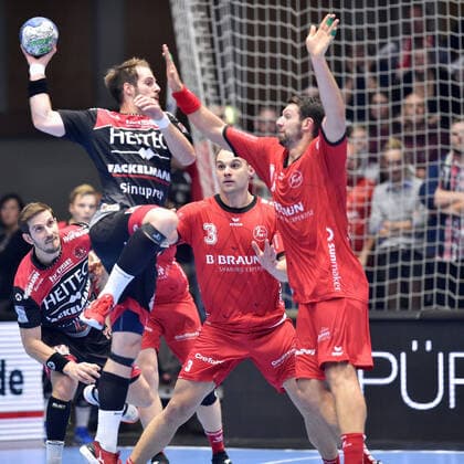 GER, MT Melsungen HC Erlangen, Handball, 1 Bundesliga Maenner, 17 10 2019, GER, MT Melsungen HC Erlangen, Handball, 1 Bundesliga Maenner Melsungen Copyright: xEIBNER RolandxSippelx EP_RSL