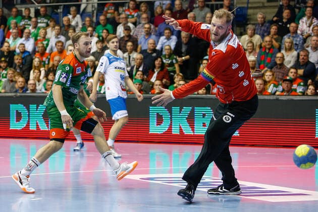 17 10 2019, xtgx, Handball Liqui Moly HBL, SC Magdeburg TVB Stuttgart emspor, v l Daniel Pettersson Magdeburg, 11 scores goal, goal scorer, scored goal, scores the goal GETEC Arena